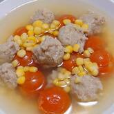 トマトと肉団子のスープ