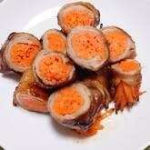 豚肉のニンジン巻き