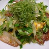 豚バラ肉の卵とじ