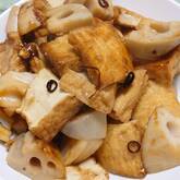 レンコンのピリ辛炒め