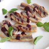 フライパンで焼きバナナ