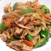 豚肉のハニージンジャー炒め