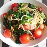 ホウレン草のパスタ