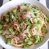 ブロッコリーのペペロンチーノ