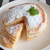 ホットケーキミックスで簡単おやつ レモンのパンケーキ