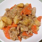 焼き肉ダレ肉ジャガ