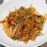 ポークの赤ワインチャップ