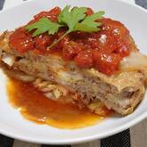 白菜ミルフィーユのトマト煮