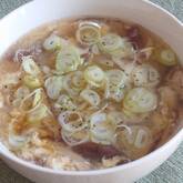 ゴマ油香る！卵とシイタケの春雨スープ