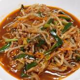 モヤシのひき肉炒め