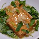 焼き厚揚げのあんかけ