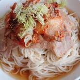 豚しゃぶキムチ素麺
