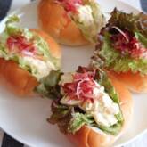 カリカリベーコンのせ卵サンド