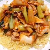 豚キムかた焼きそば