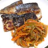 下味冷凍で塩サバの甘酢あんかけ