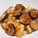 豆腐とナスの蒲焼き