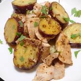 サツマイモと鶏肉のハニーマスタード