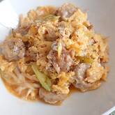 シューマイと卵のオイスター炒め