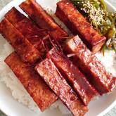 厚揚げの甜面醤絡め弁当