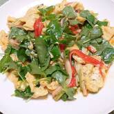 カニカマの卵炒め