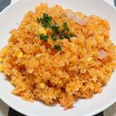 野菜ジュースの炊き込みピラフ