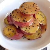 サツマイモのピーナッツバター煮