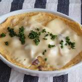 レンジで簡単オムレツ