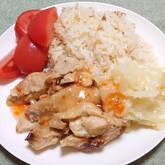 炊飯器で2品作れる！海南風チキンライス