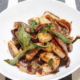 豚肉と長芋のエスニック炒め