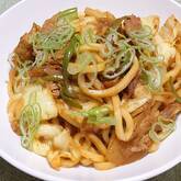 焼きカレーうどん