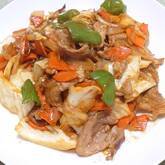 豚肉と野菜のみそ炒め