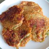 エビ入りもちもちネギ焼き