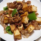 厚揚げのカレー炒め