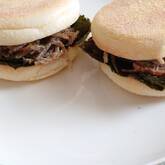 ゴボウサラダのサンドイッチ