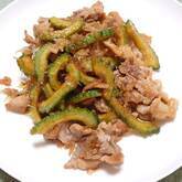 豚とゴーヤのおかか炒め