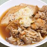 厚揚げとキノコのスープ煮