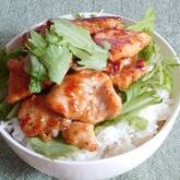 鶏肉のバター照り焼き丼