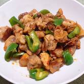 鶏のピリ辛炒め