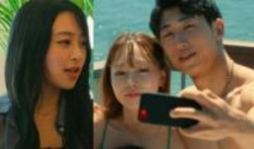 目の前で彼氏が知らない美女と水着でイチャイチャ…ヤバすぎる鉢合わせに彼女がキレる「見たくない」