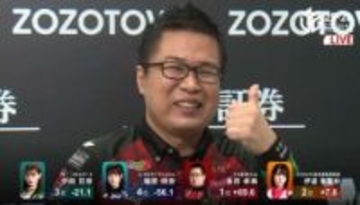 猛将・永井孝典、卓を焼き尽くす二撃必殺！一発ツモ2回で圧巻トップ 個人3連勝はもはやベテランの風格「気持ち良かった！」／麻雀・Mリーグ