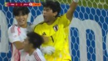 北朝鮮エースが落胆…U-17日本代表GK、衝撃のPKストップ！「川口能活かと思った！」「振る舞いが大人」切り替え仲間鼓舞も脚光