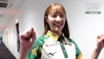 「やたー！ラッキー♪」元アイドル雀士・中田花奈、喜びの笑顔が大解放された瞬間／麻雀・Mリーグ