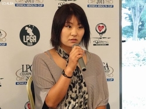 「日本女子プロゴルフ選手権大会コニカミノルタ杯」昨年覇者、藤田幸希はラフを警戒
