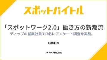 スポットワークは移行期へ、副業・Wワーク型が今後増加と59.4％が回答　「長期価値型」活用が約半数に