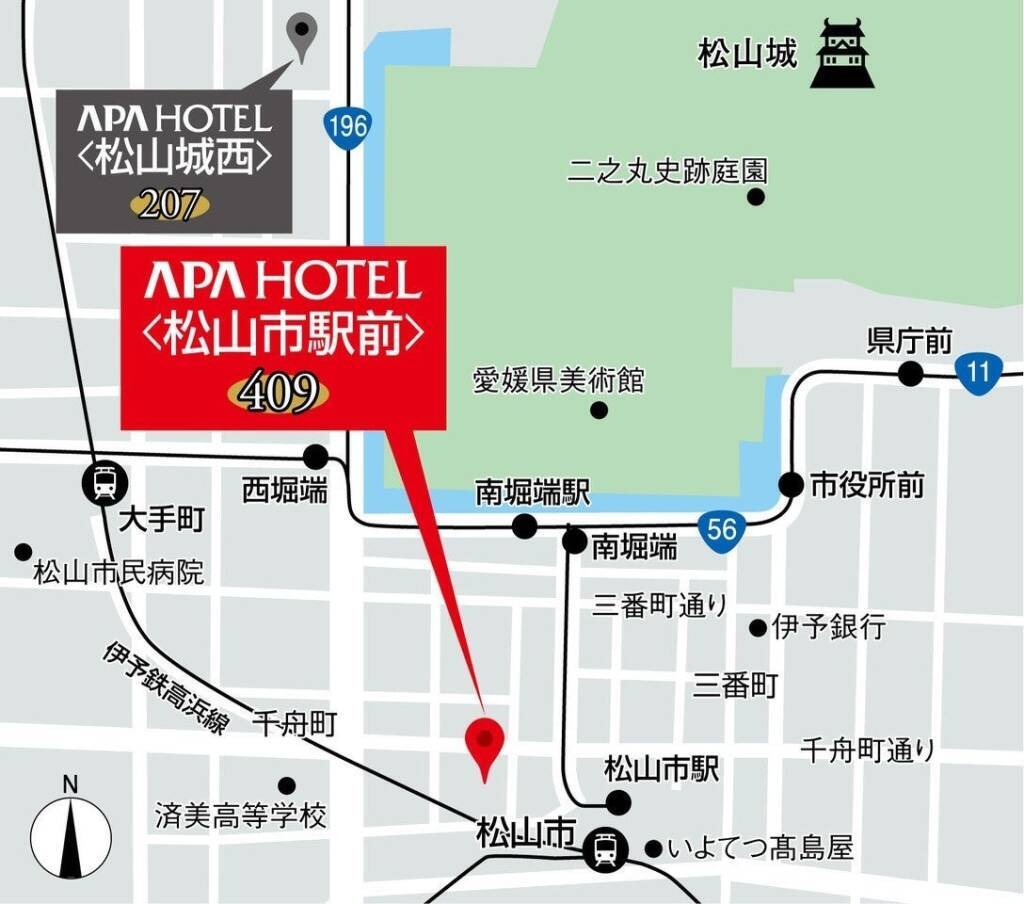 愛媛県松山市に「アパホテル〈松山市駅前〉」が開業　四国初の新築