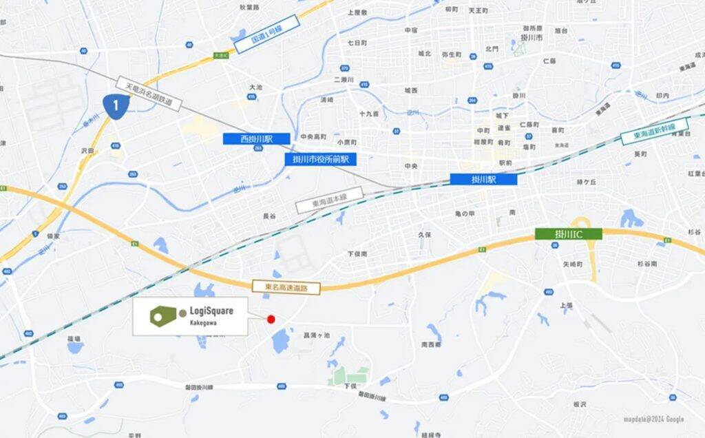 静岡県掛川市にオーダーメイド型物流施設「ロジスクエア掛川」竣工　太陽光発電システムと連動した蓄電池を設置