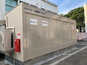 関西電力ら、兵庫県尼崎市で使用済みEV電池を用いた蓄電池システムの実証試験を開始