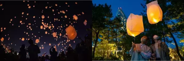 宮崎「シェラトン・グランデ・オーシャンリゾート」、スカイランタンフェスティバル開催　ランタンと打ち上げ花火が夜空を幻想的に彩る　10月8日