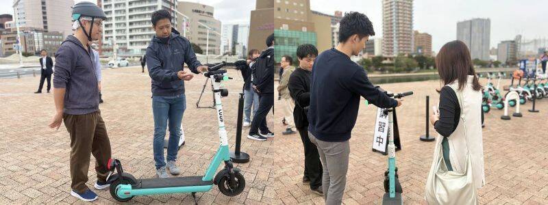 LUUP、福岡県北九州市でサービス開始　全17カ所に56台の車両を導入