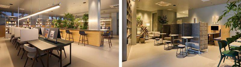 調布市初の「SHARE LOUNGE フォレストスクエア仙川」が開業　約900冊の書籍と108席を備える